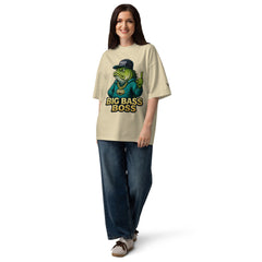 Big Bass Boss Oversized Fish T-Shirt - By Adie