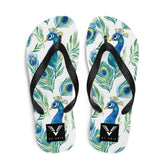 Boho Peacock Flip Flops - My Store