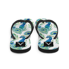Boho Peacock Flip Flops - My Store