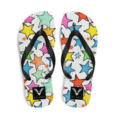 Colourful Star Doodle Flip Flops - My Store
