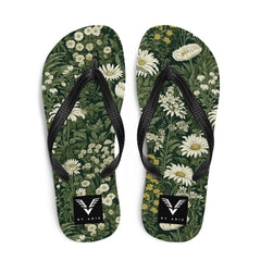 Forest Daisy Luxe Flip Flops - My Store