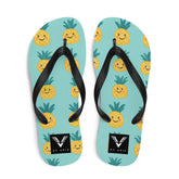 Happy Pineapple Flip Flops - My Store