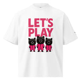 Let’s Play Gamer Oversized Organic Cotton T-Shirt - By Adie