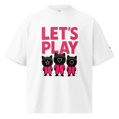 Let’s Play Gamer Oversized Organic Cotton T-Shirt - By Adie