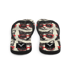 Midnight Cool Cat Flip Flops - My Store