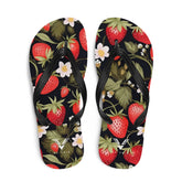Midnight Strawberry Luxe Flip Flops - My Store
