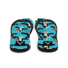 Moo Vibes Cow Flip Flops - My Store