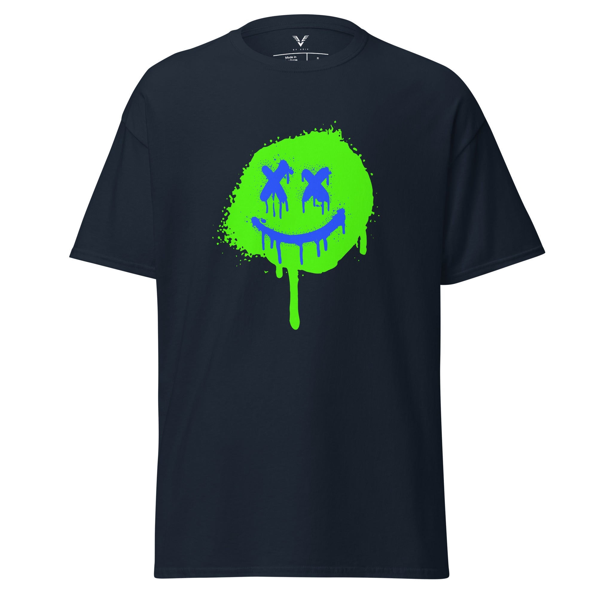 Neon Drip Smiley T-Shirt - My Store