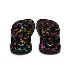 Neon Panther Luxe Flip Flops - My Store