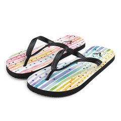 Rainbow Drift Signature Flip Flops - My Store
