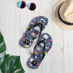 Retro Gamer Luxe Flip Flops - My Store