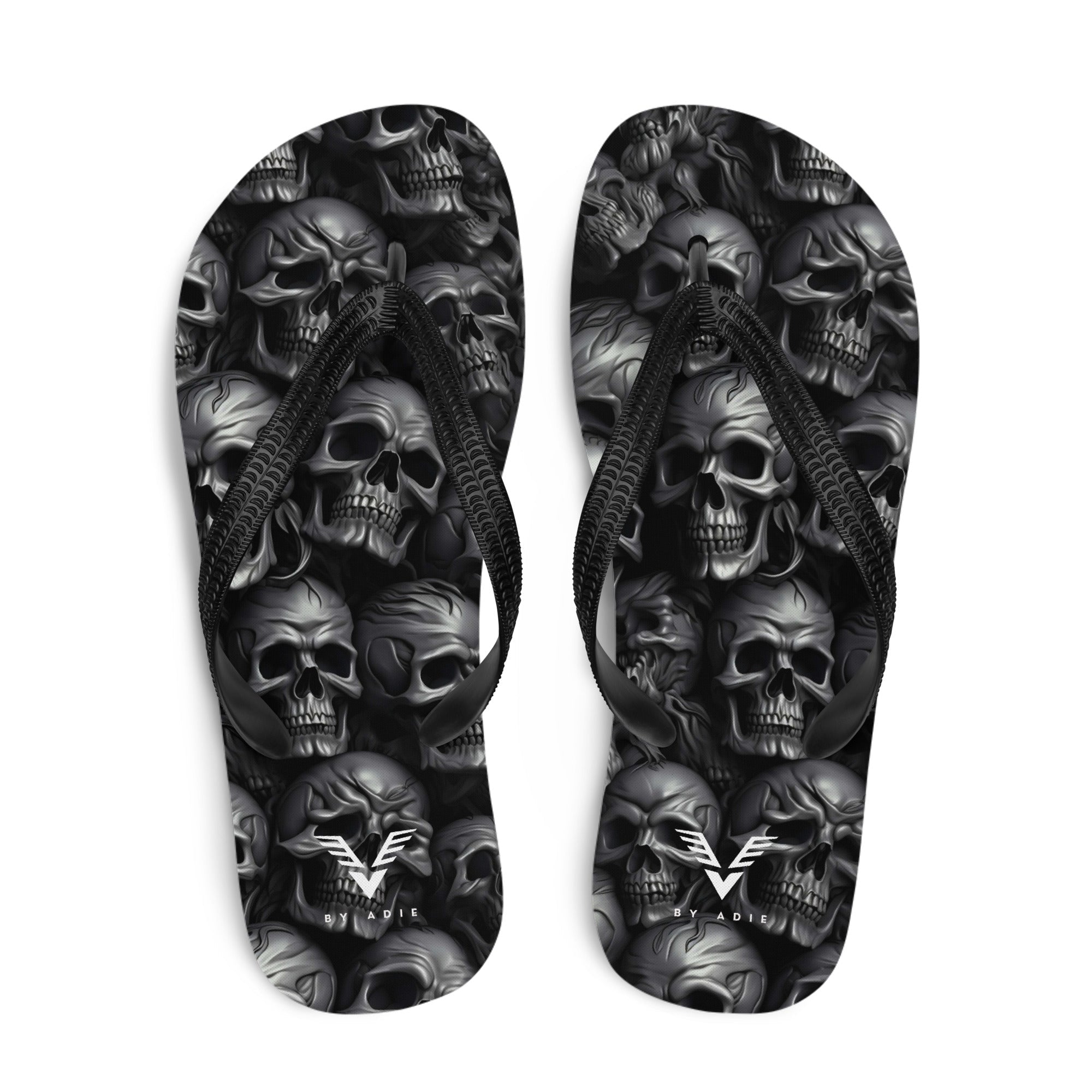 Shadow Requiem Skull Flip Flops - My Store