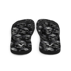 Shadow Requiem Skull Flip Flops - My Store