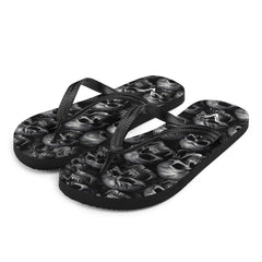 Shadow Requiem Skull Flip Flops - My Store