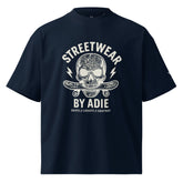 Skate Skull Oversized Organic Cotton T-Shirt - By Adie