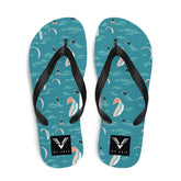 Teal Ocean Kitesurf Flip Flops - My Store