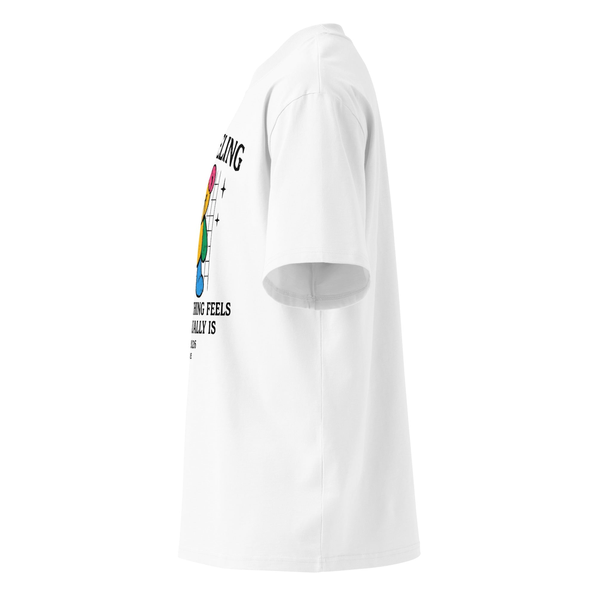 Bad Feeling Bear Oversized Organic T-Shirt - By Adie
