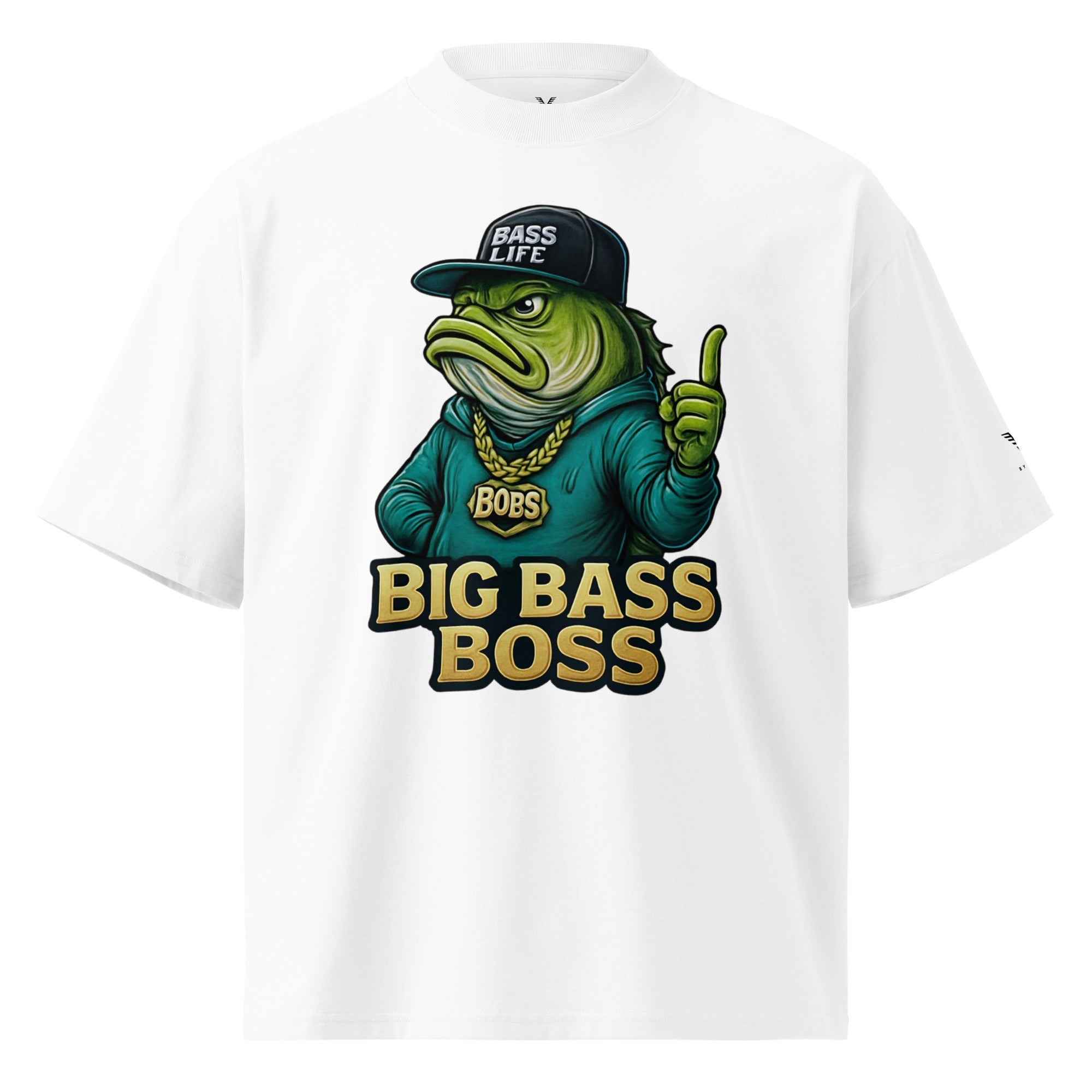 Big Bass Boss Oversized Fish T-Shirt - By Adie