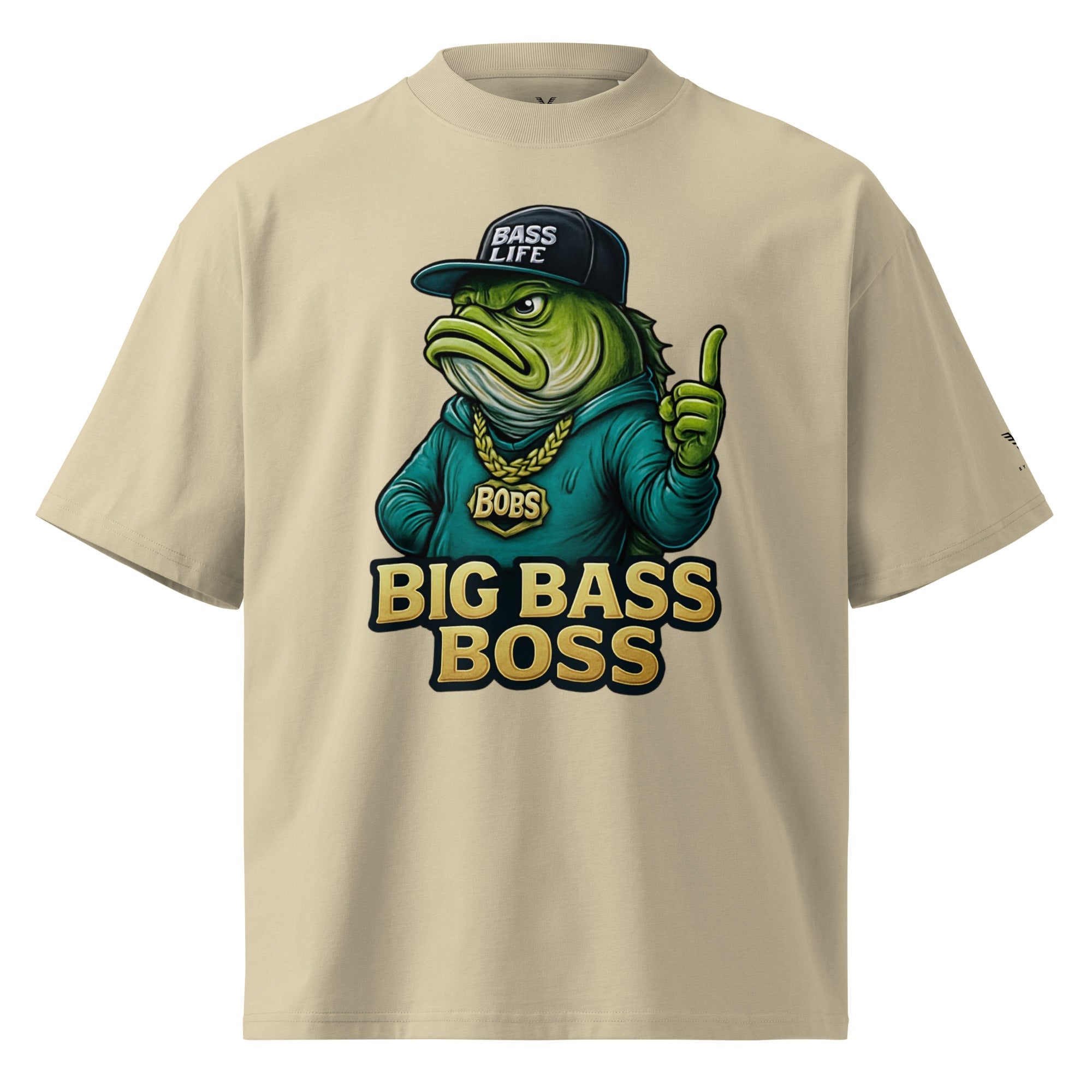 Big Bass Boss Oversized Fish T-Shirt - By Adie