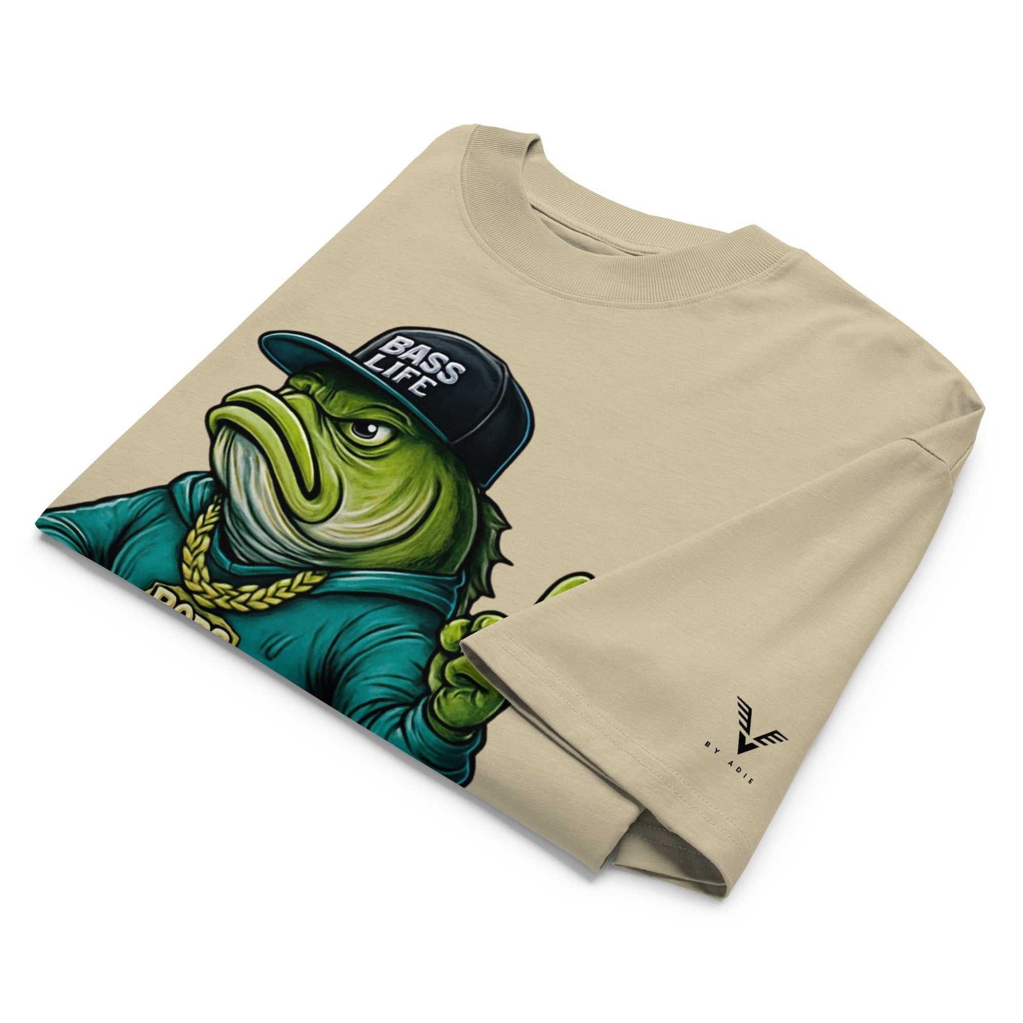 Big Bass Boss Oversized Fish T-Shirt - By Adie