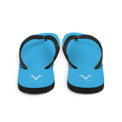 By Adie Logo Blue Flip Flops - My Store