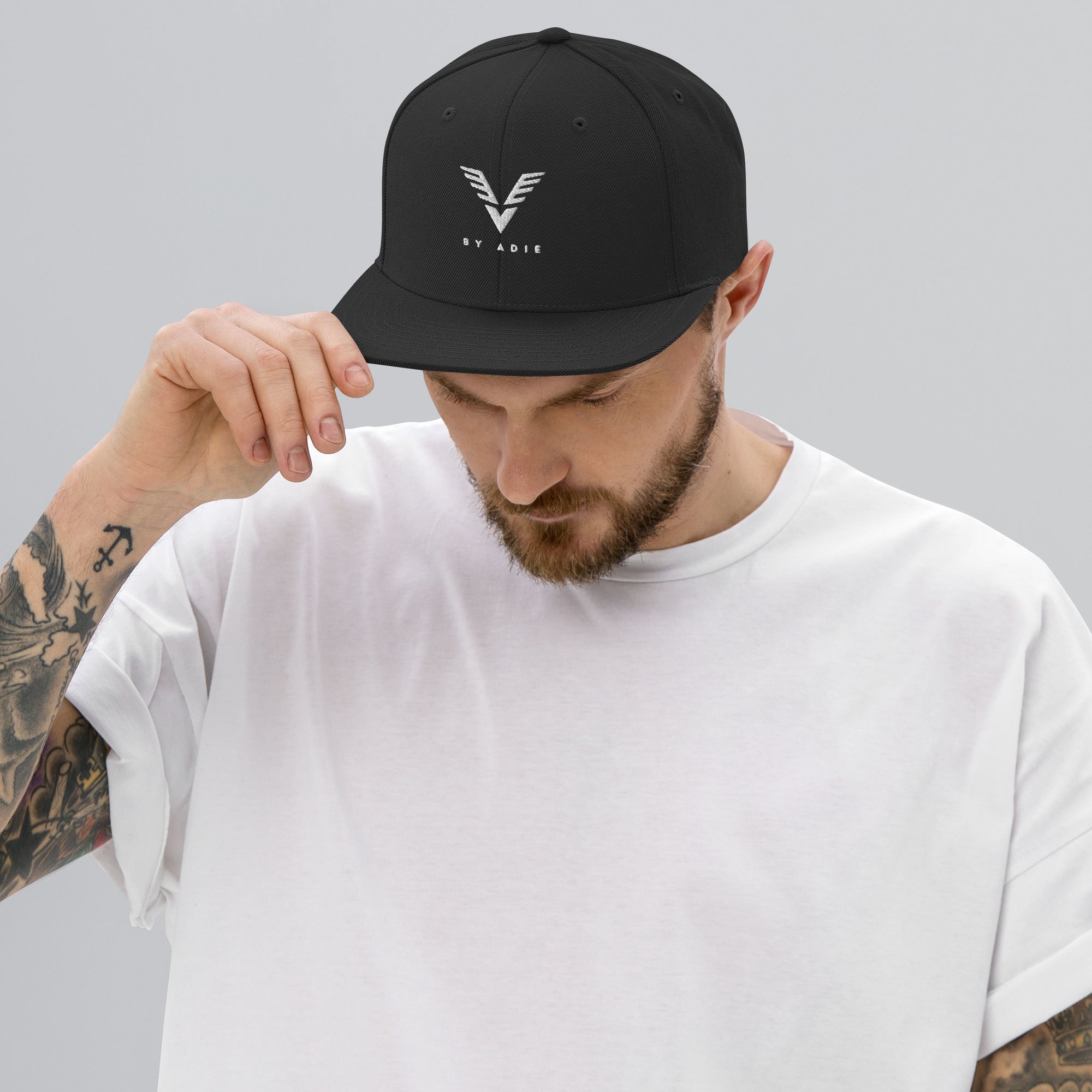 By Adie Logo Snapback Cap - My Store