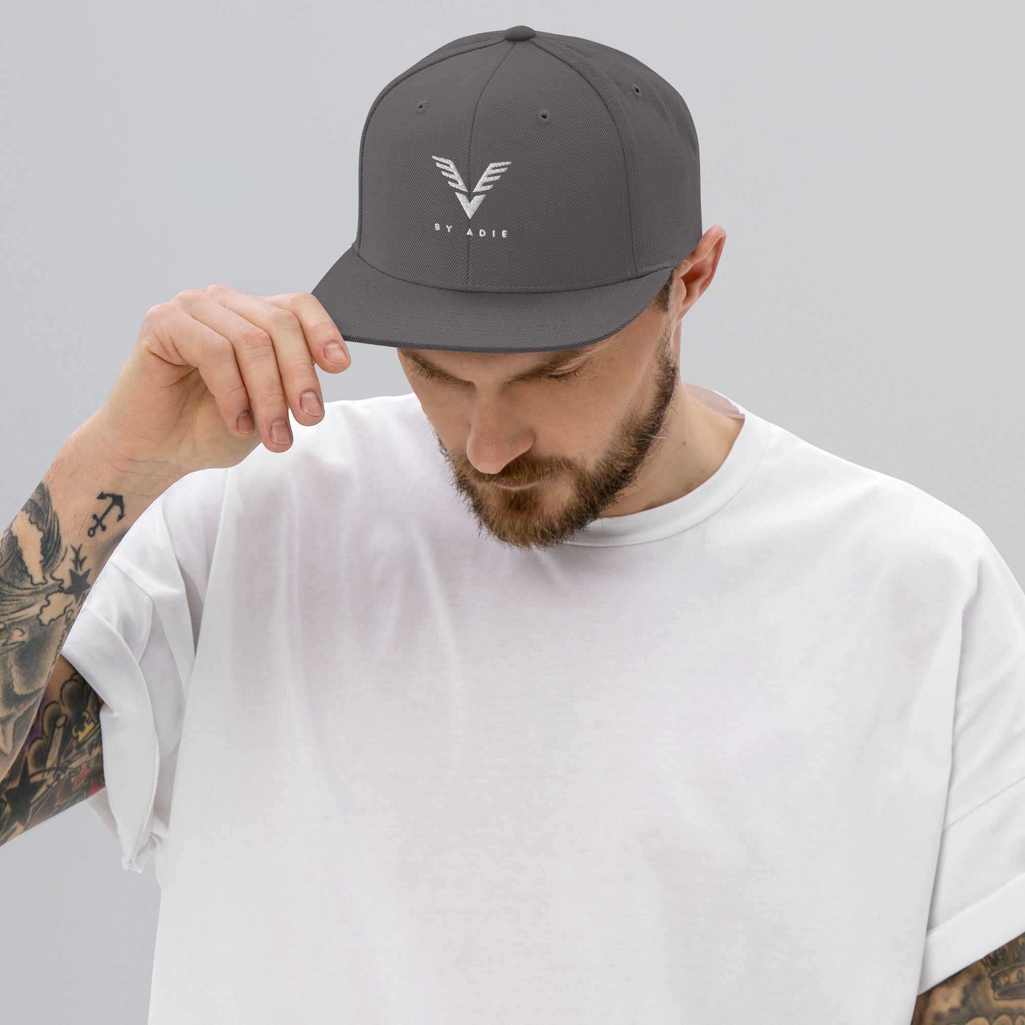 By Adie Logo Snapback Cap - My Store