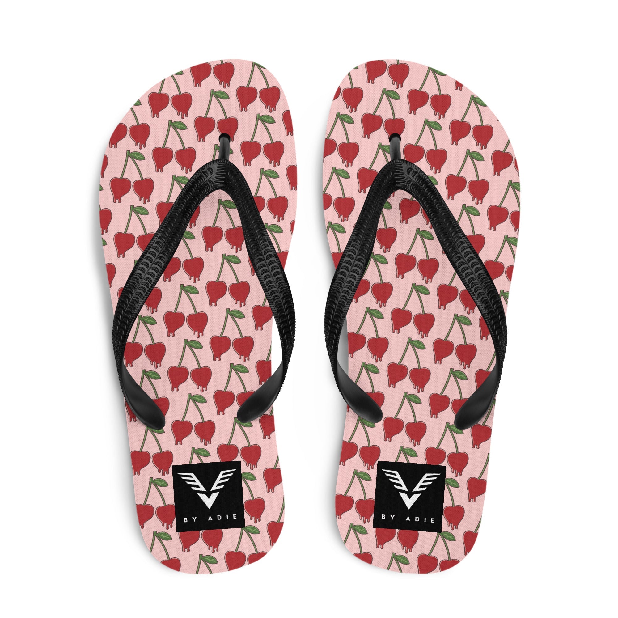 Cherry Delight Signature Flip Flops - My Store