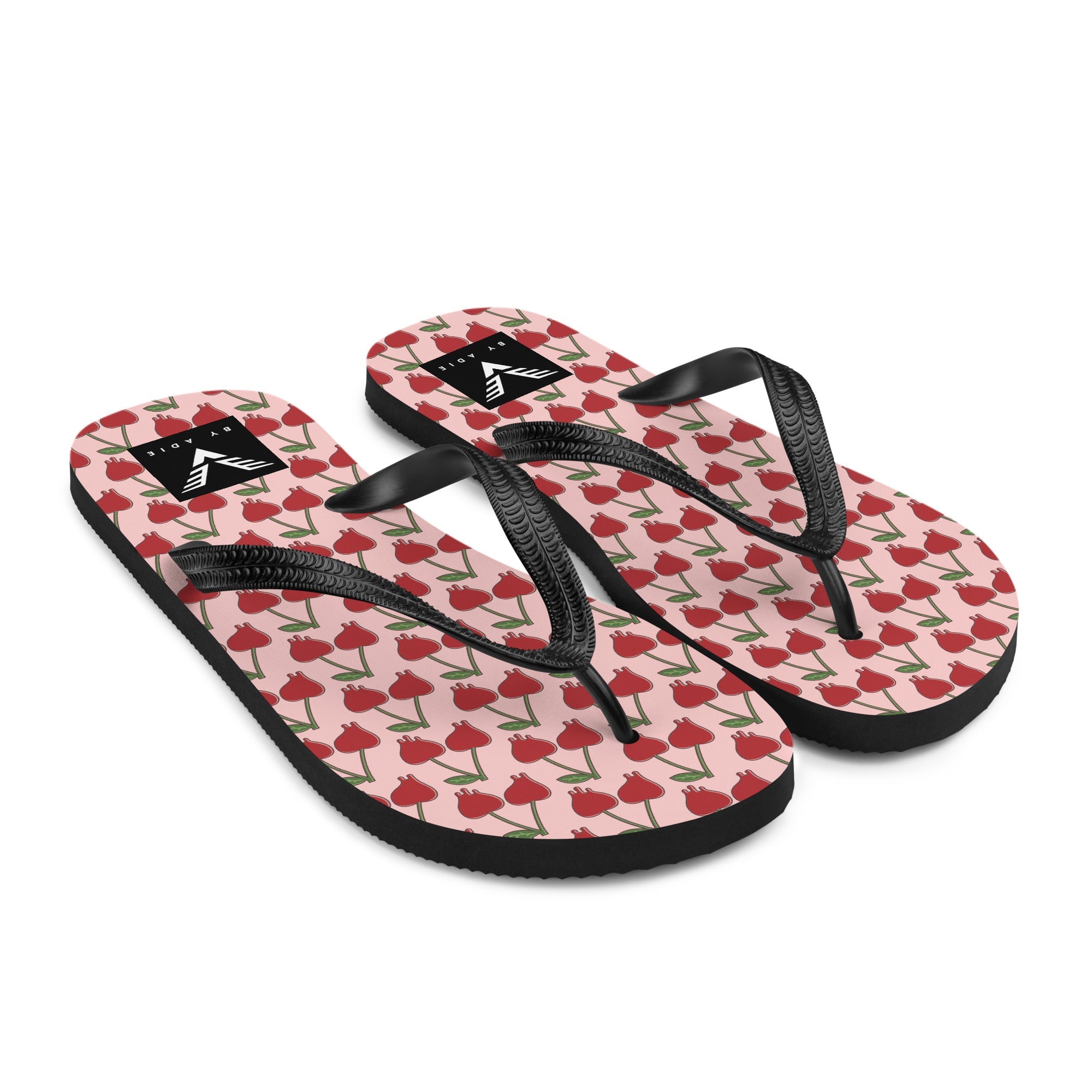 Cherry Delight Signature Flip Flops - My Store