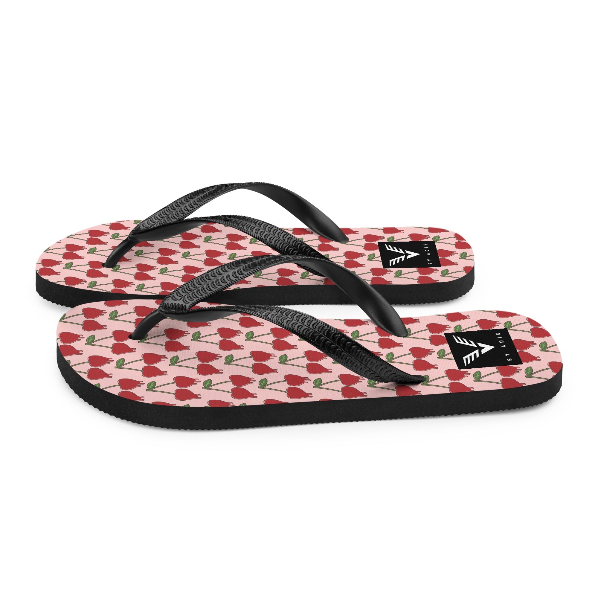 Cherry Delight Signature Flip Flops - My Store