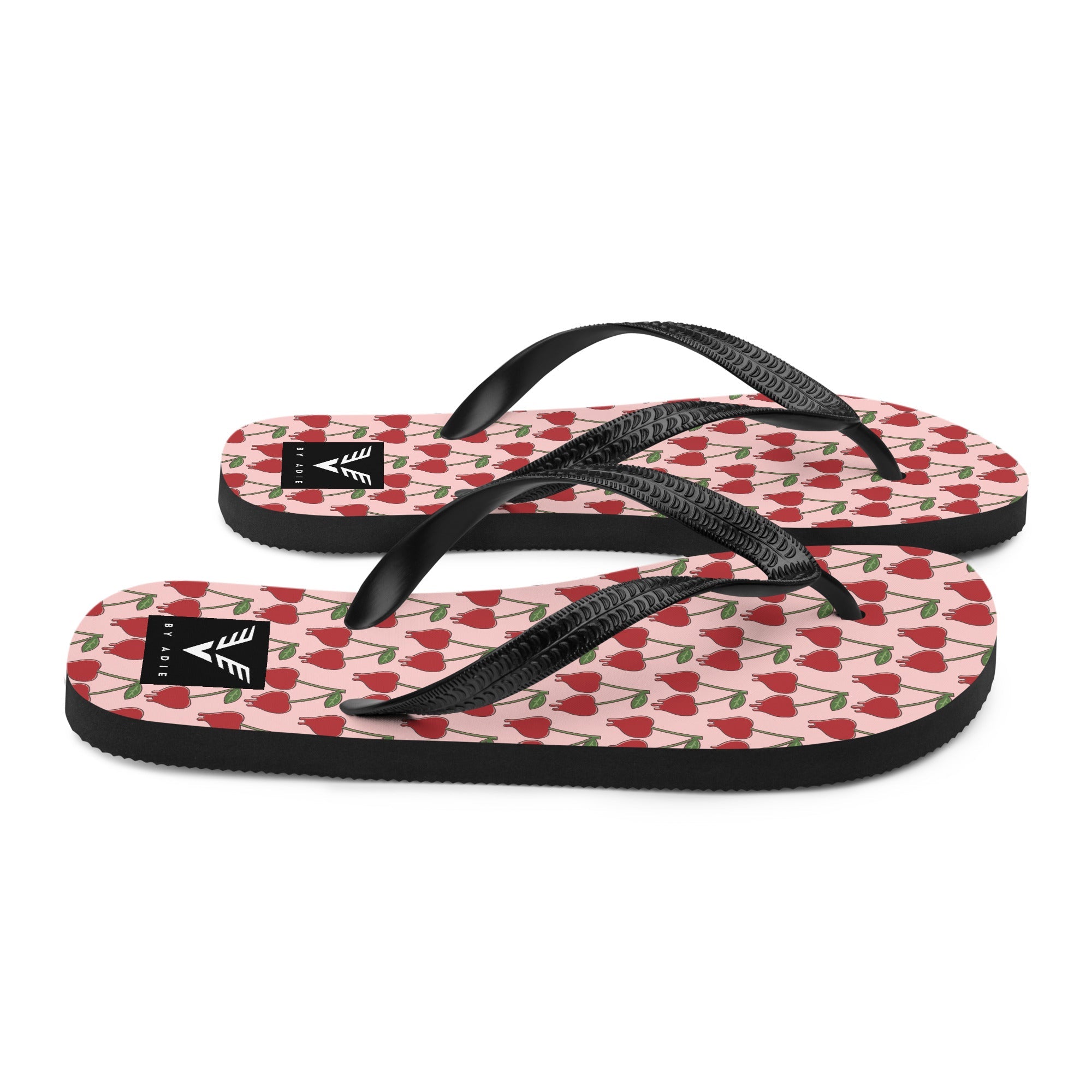 Cherry Delight Signature Flip Flops - My Store