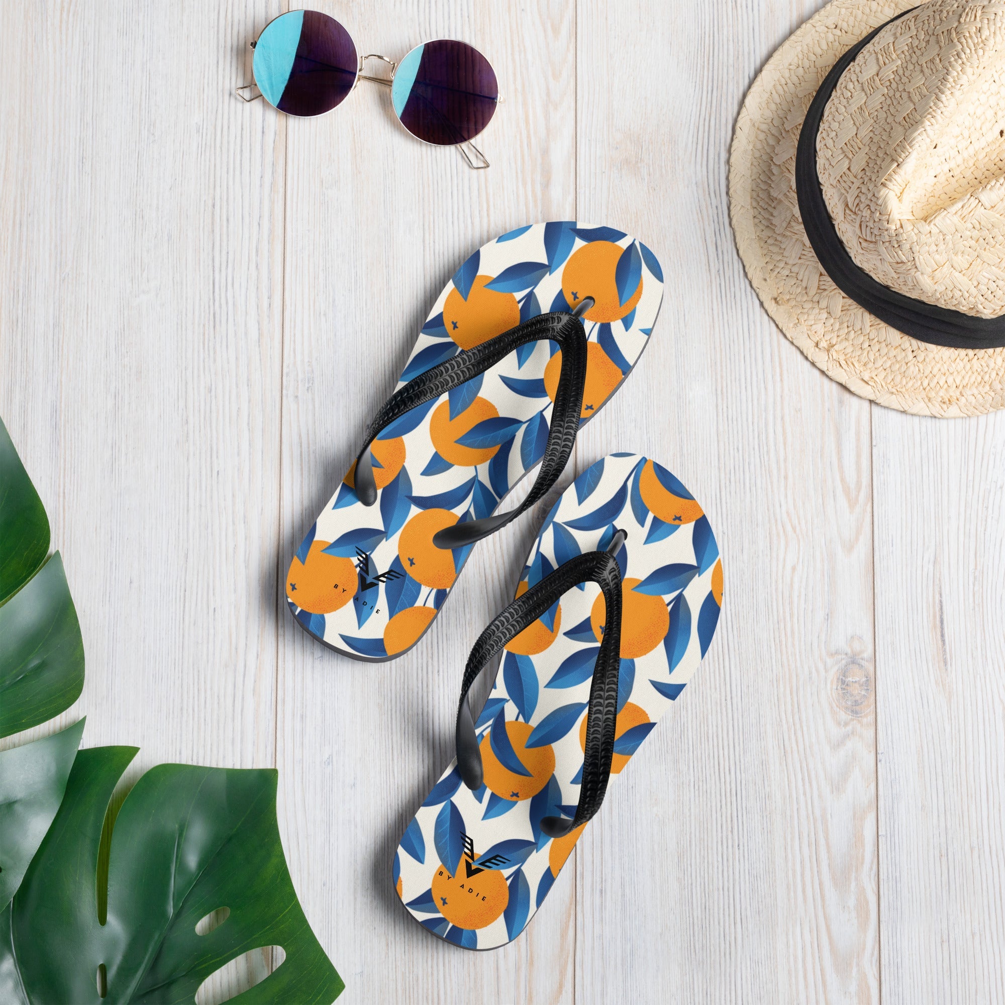 Citrus Oasis Flip Flops - My Store