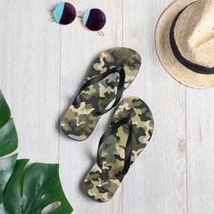 Classic Camo Luxe Flip Flops - My Store