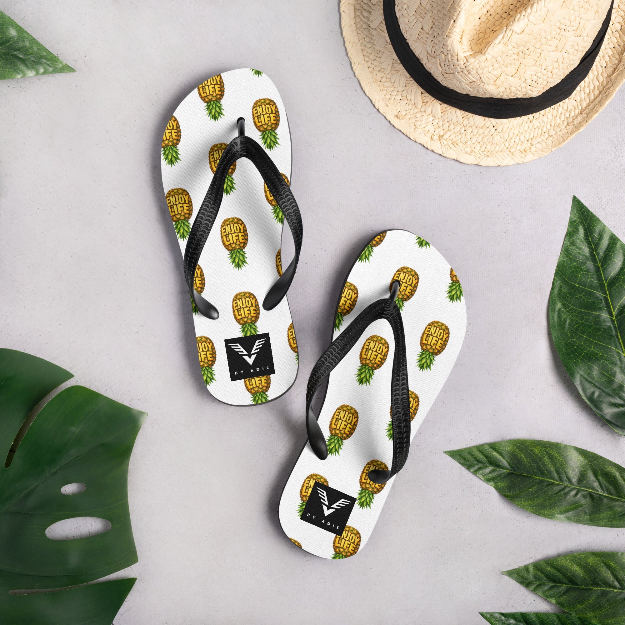 Enjoy Life Pineapple Flip Flops - My Store