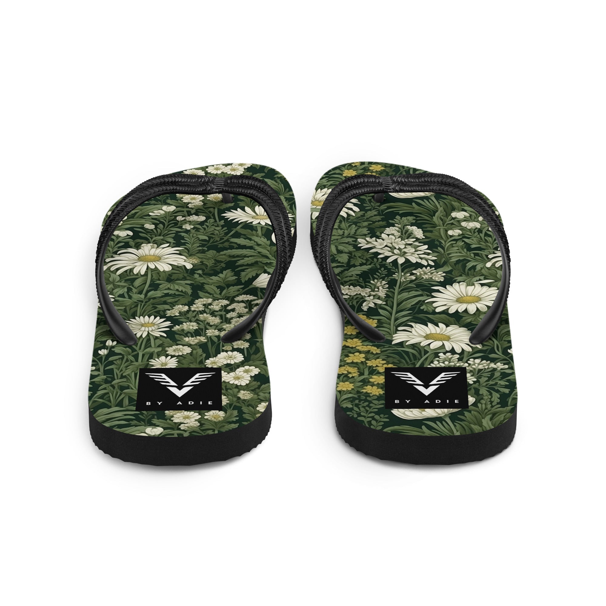 Forest Daisy Luxe Flip Flops - My Store