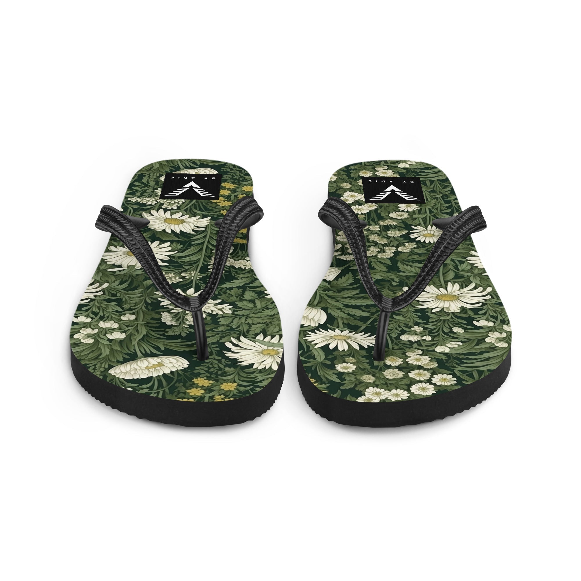 Forest Daisy Luxe Flip Flops - My Store