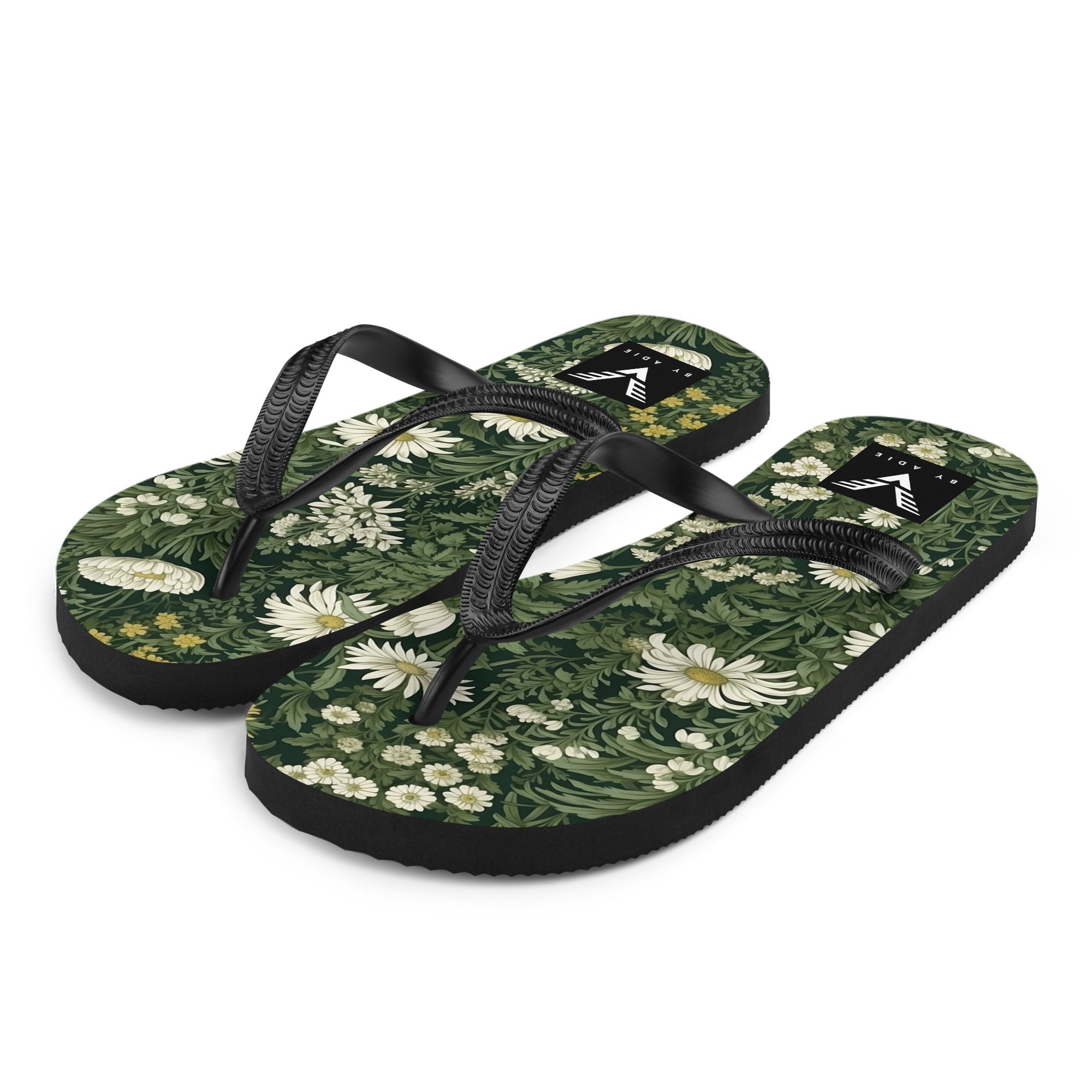 Forest Daisy Luxe Flip Flops - My Store