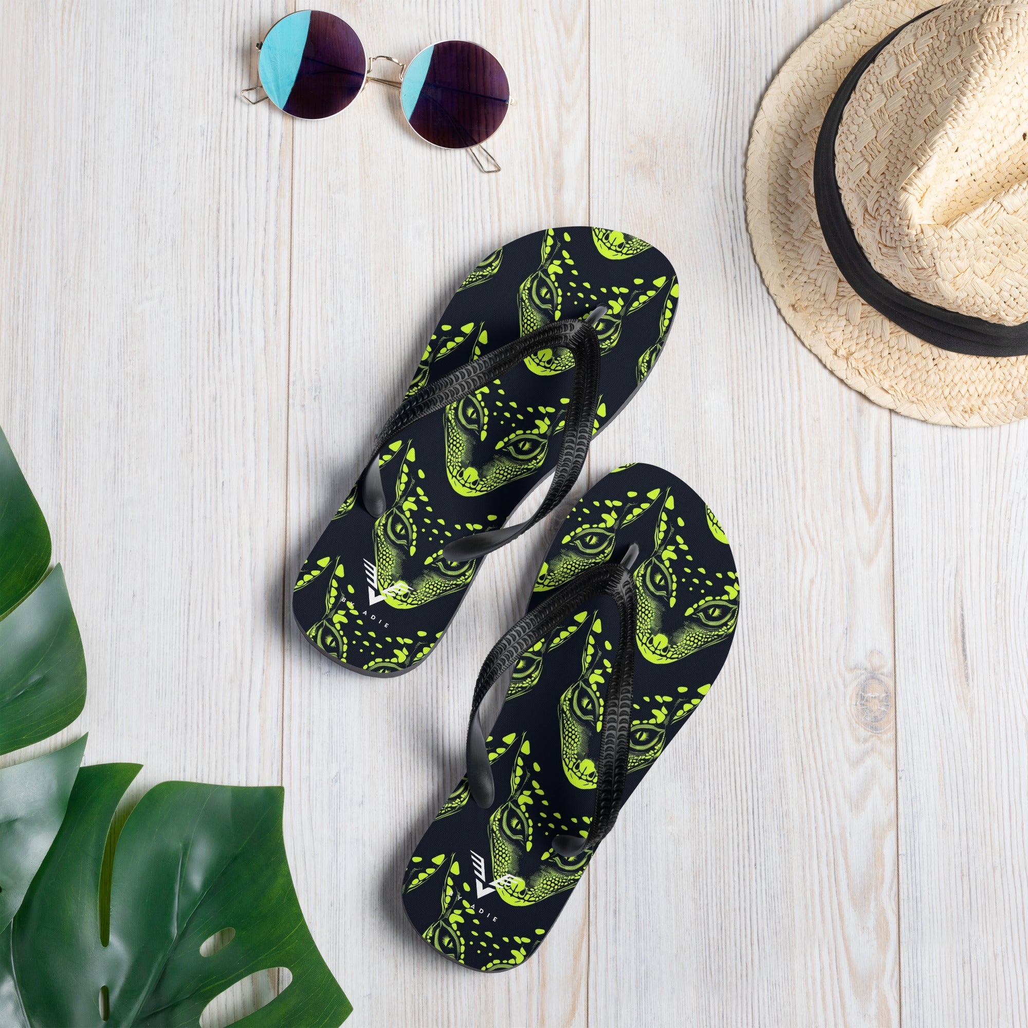 Glow Lizard Flip Flops - My Store