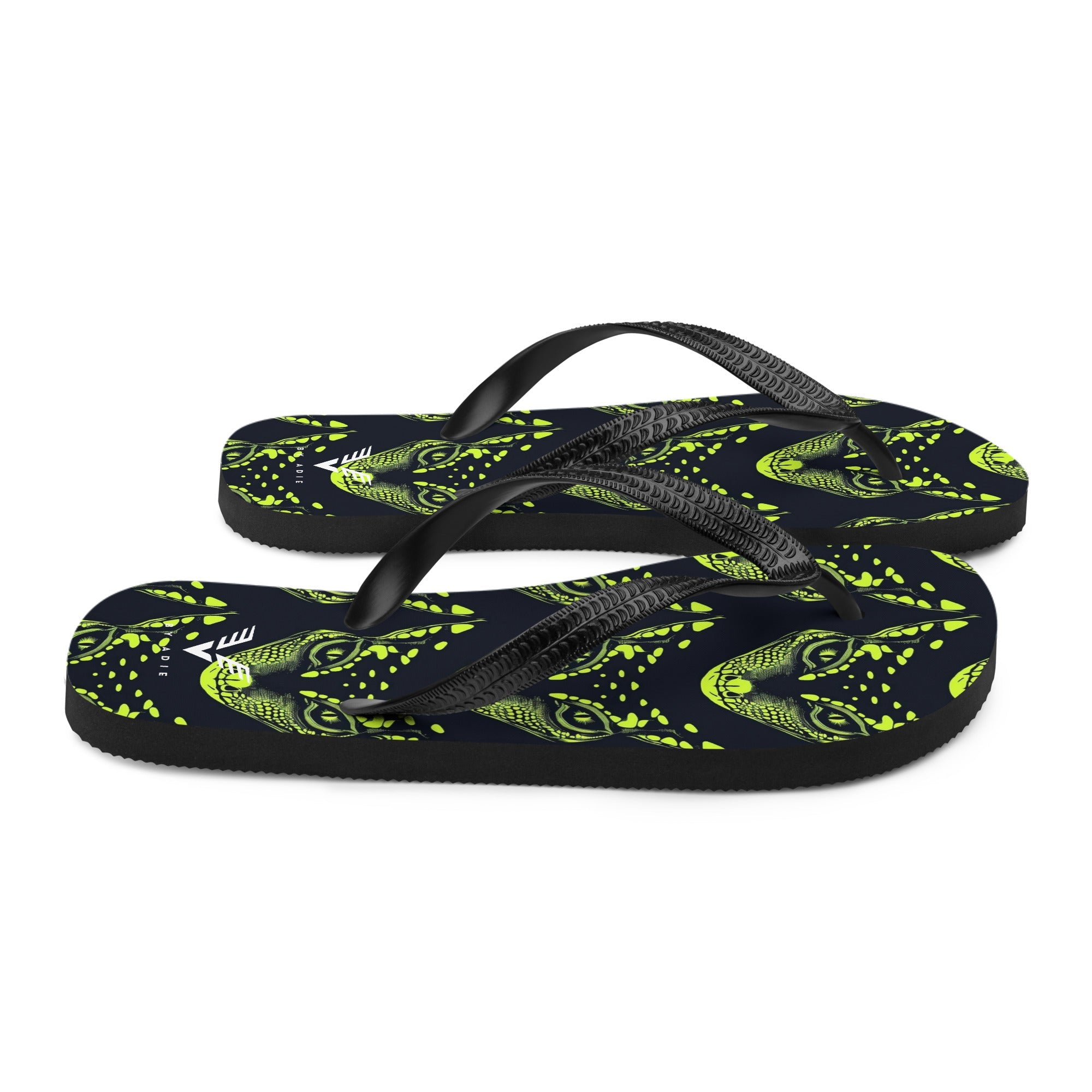 Glow Lizard Flip Flops - My Store