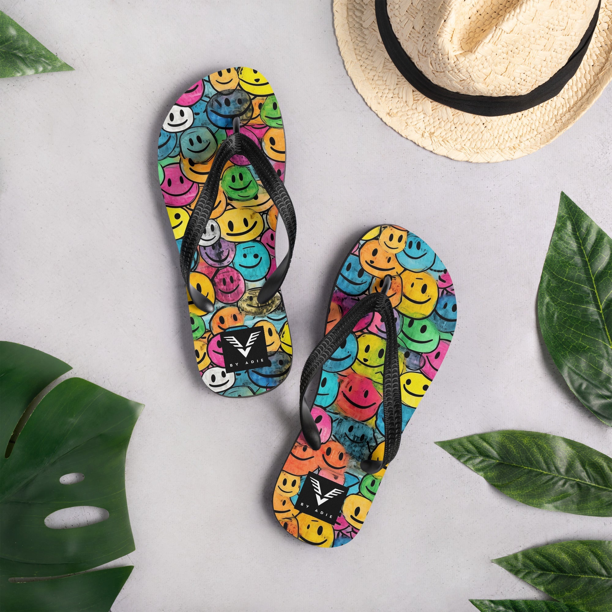 Happy Mood Signature Flip Flops - My Store