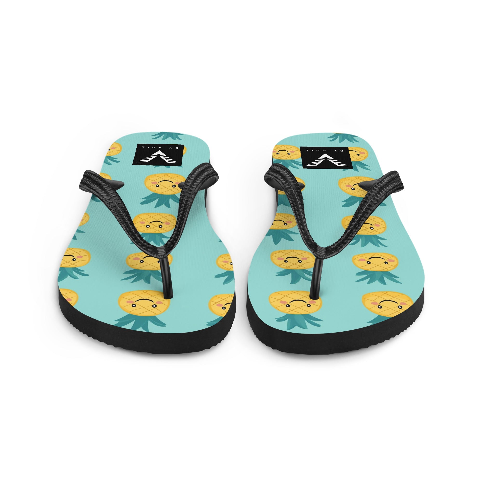 Happy Pineapple Flip Flops - My Store