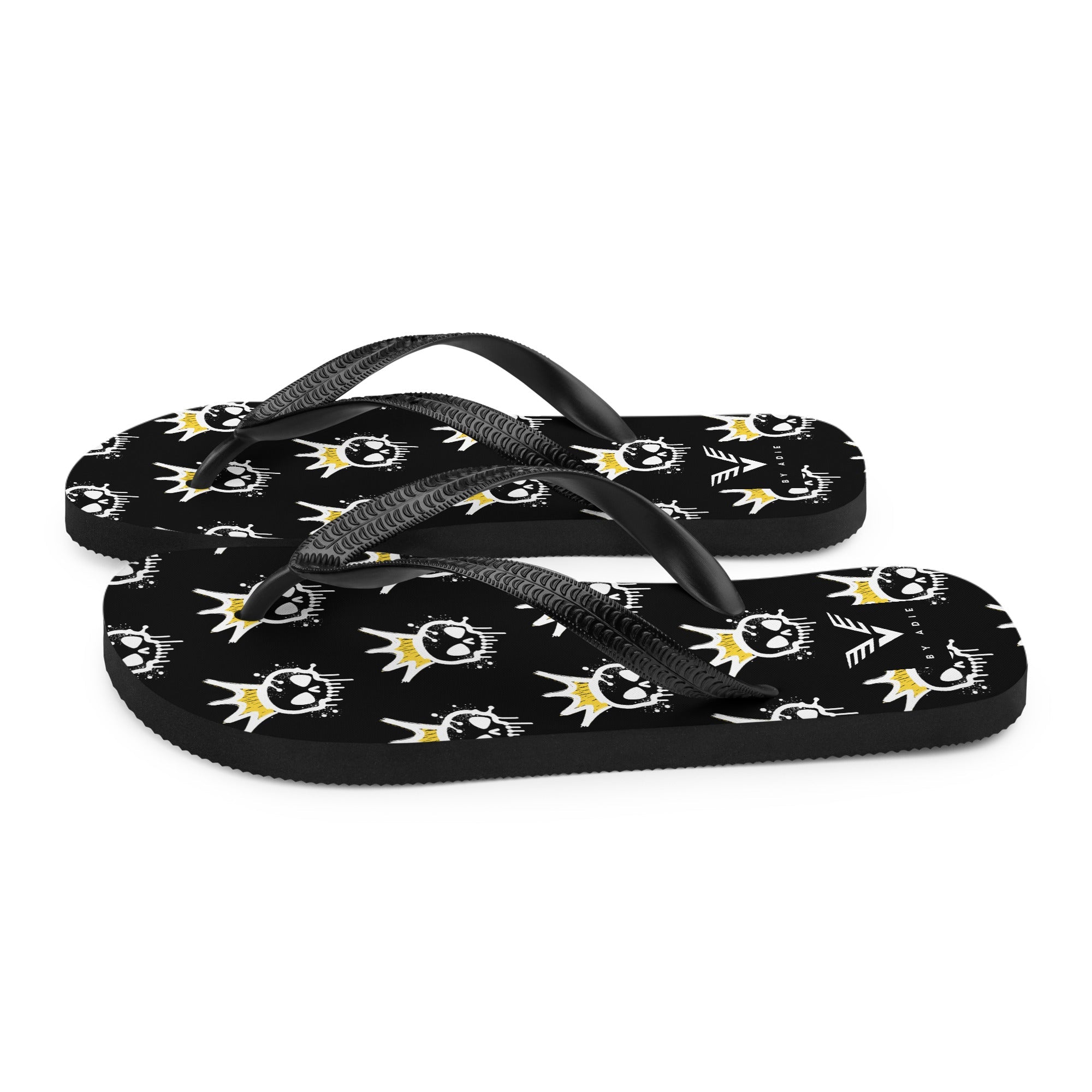 King Skull Pattern Flip Flops - My Store
