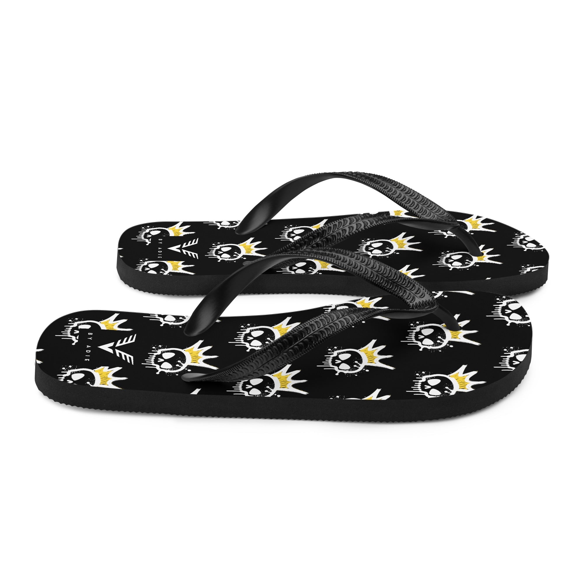 King Skull Pattern Flip Flops - My Store