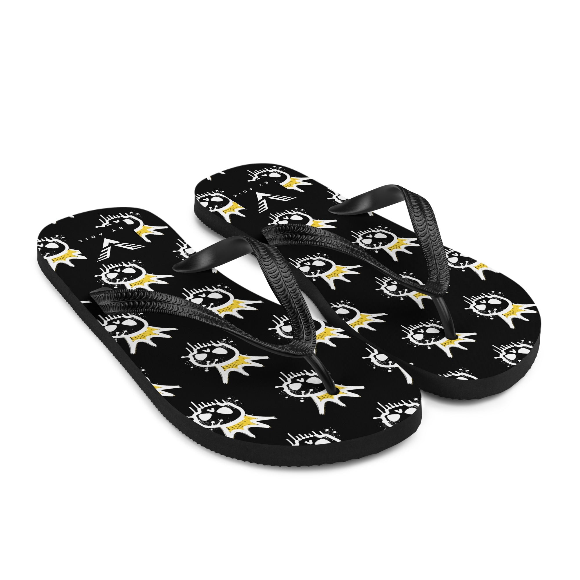King Skull Pattern Flip Flops - My Store