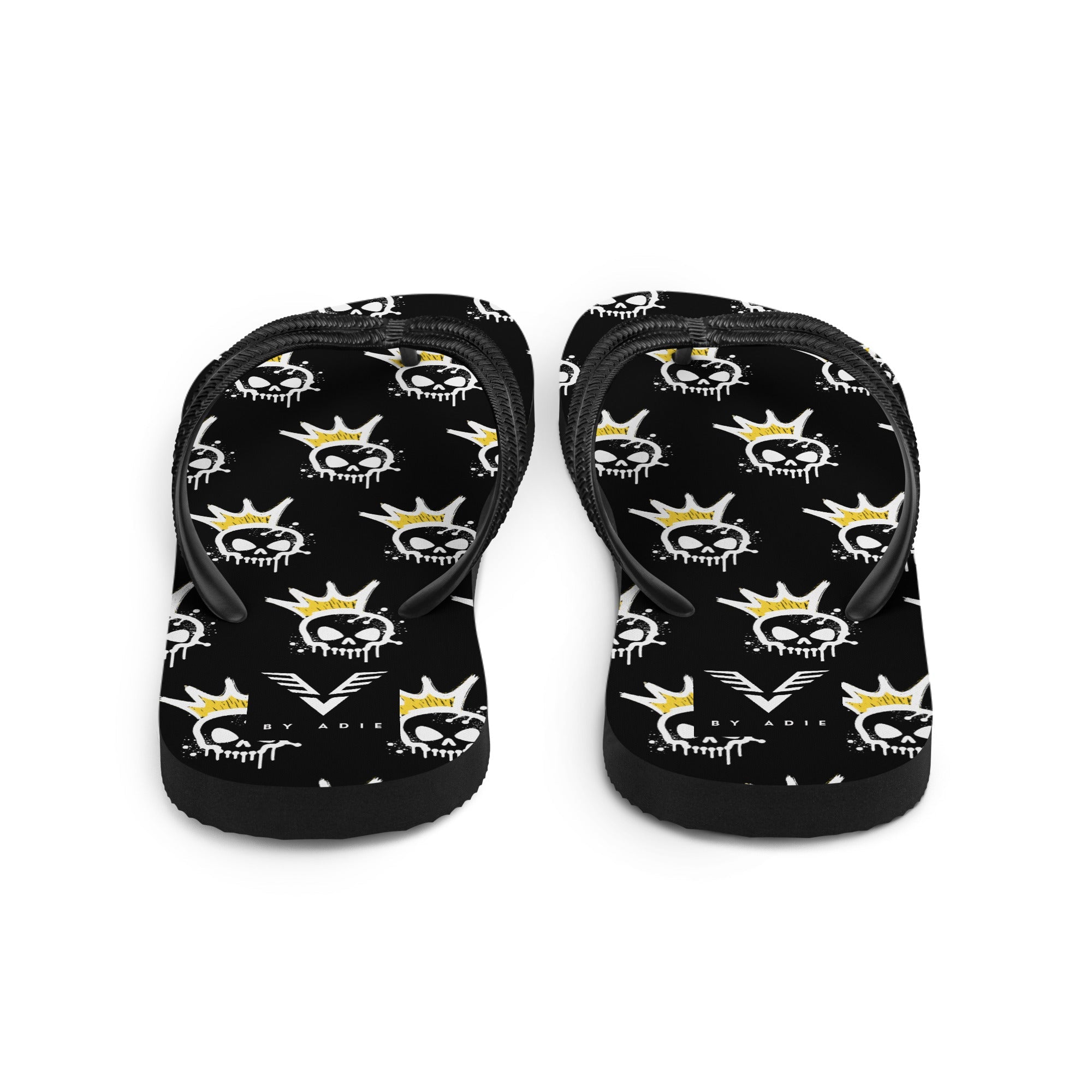 King Skull Pattern Flip Flops - My Store