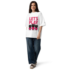 Let’s Play Gamer Oversized Organic Cotton T-Shirt - By Adie