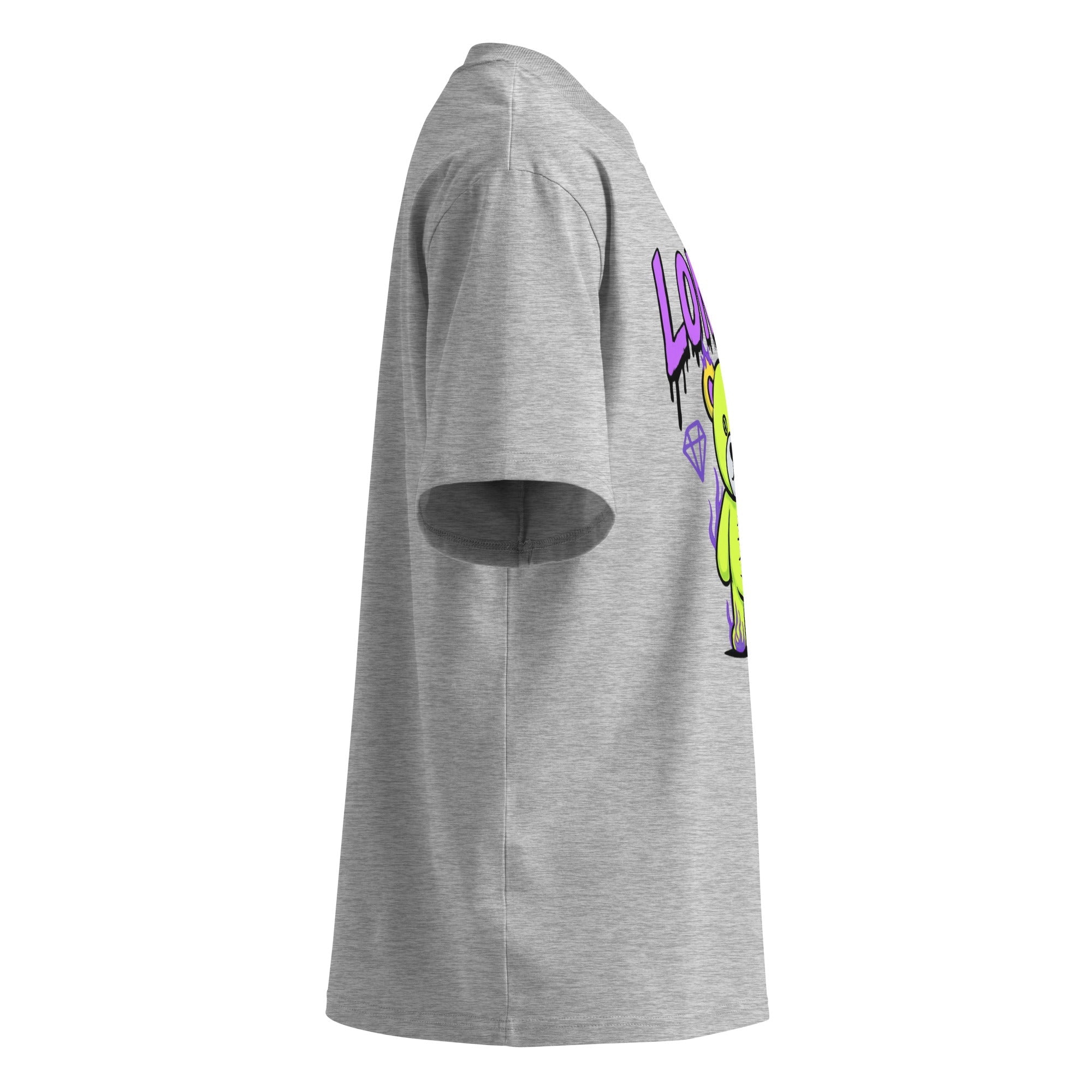 London Graffiti Bear Oversized Organic Cotton T-Shirt - By Adie