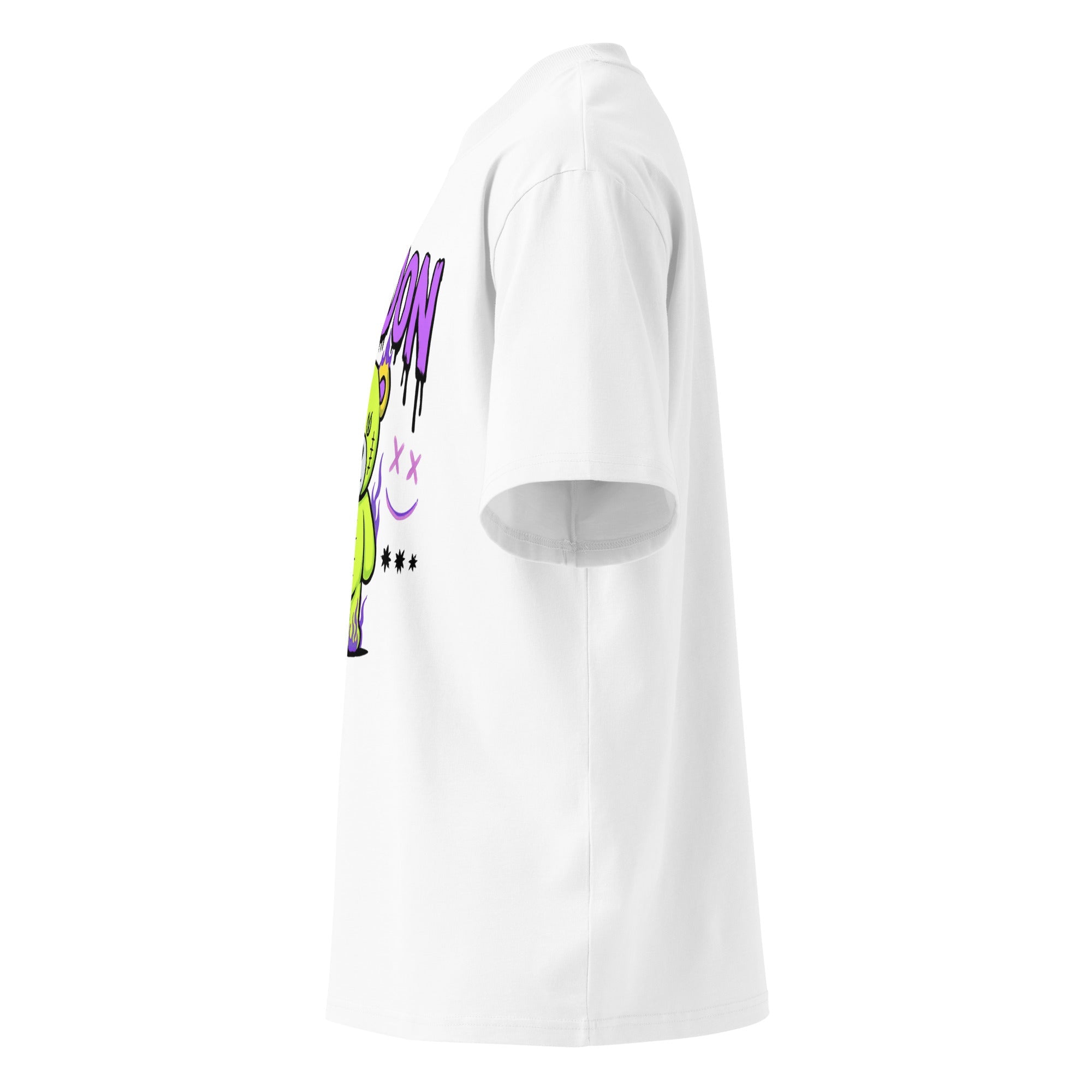 London Graffiti Bear Oversized Organic Cotton T-Shirt - By Adie