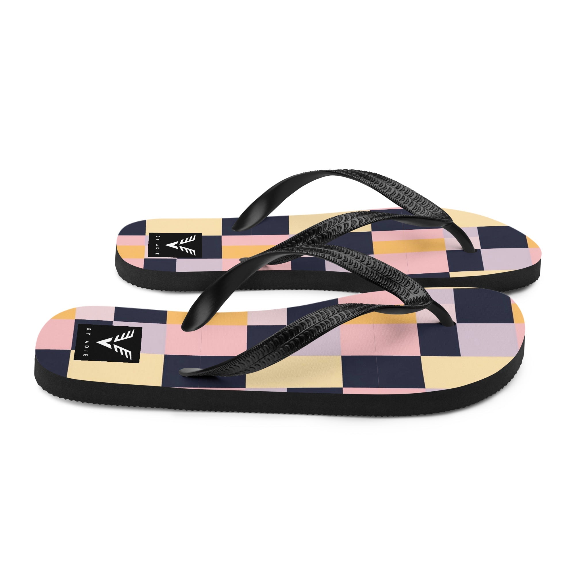 Modern Mosaic Signature Flip Flops - My Store