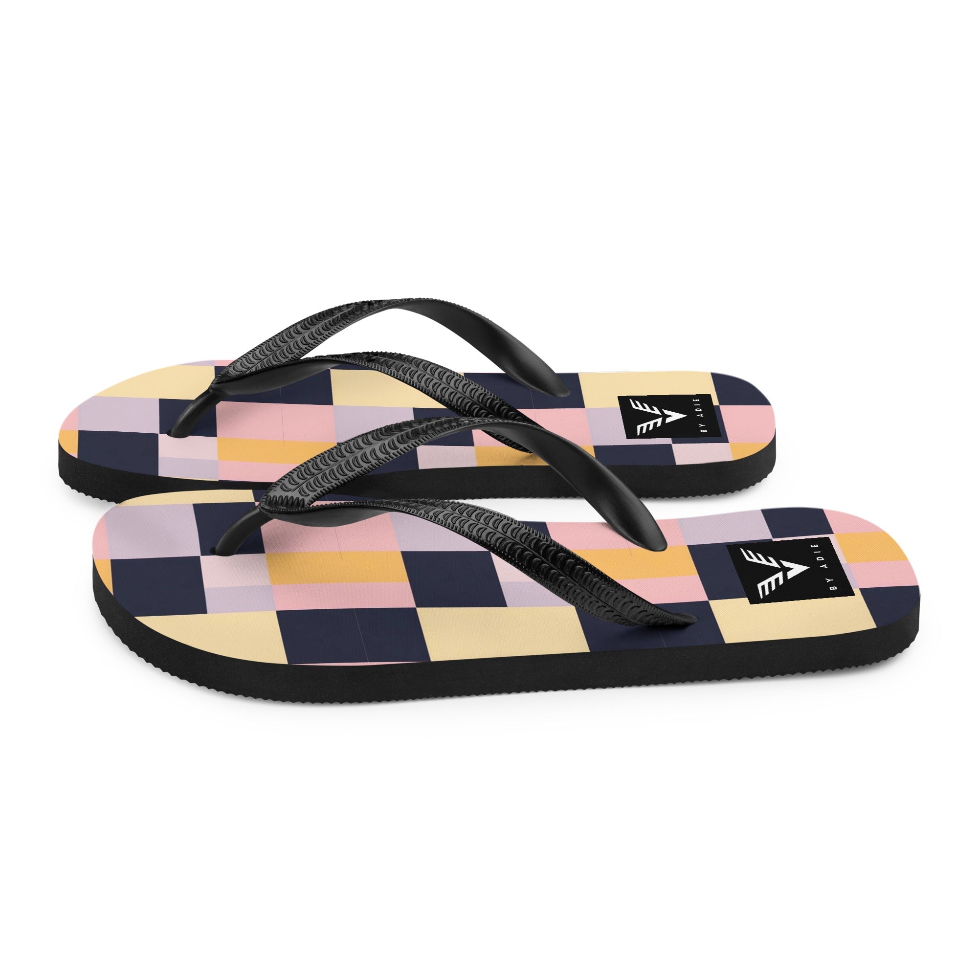Modern Mosaic Signature Flip Flops - My Store